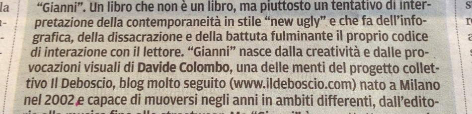 GIANNI SU LA NUOVA PROVINCIA DI ASTI